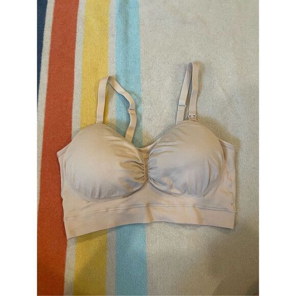 Kindred Bravely Womens Beige Padded Cup Wireless Nursing Maternity Bra Size XL - Picture 1 of 5